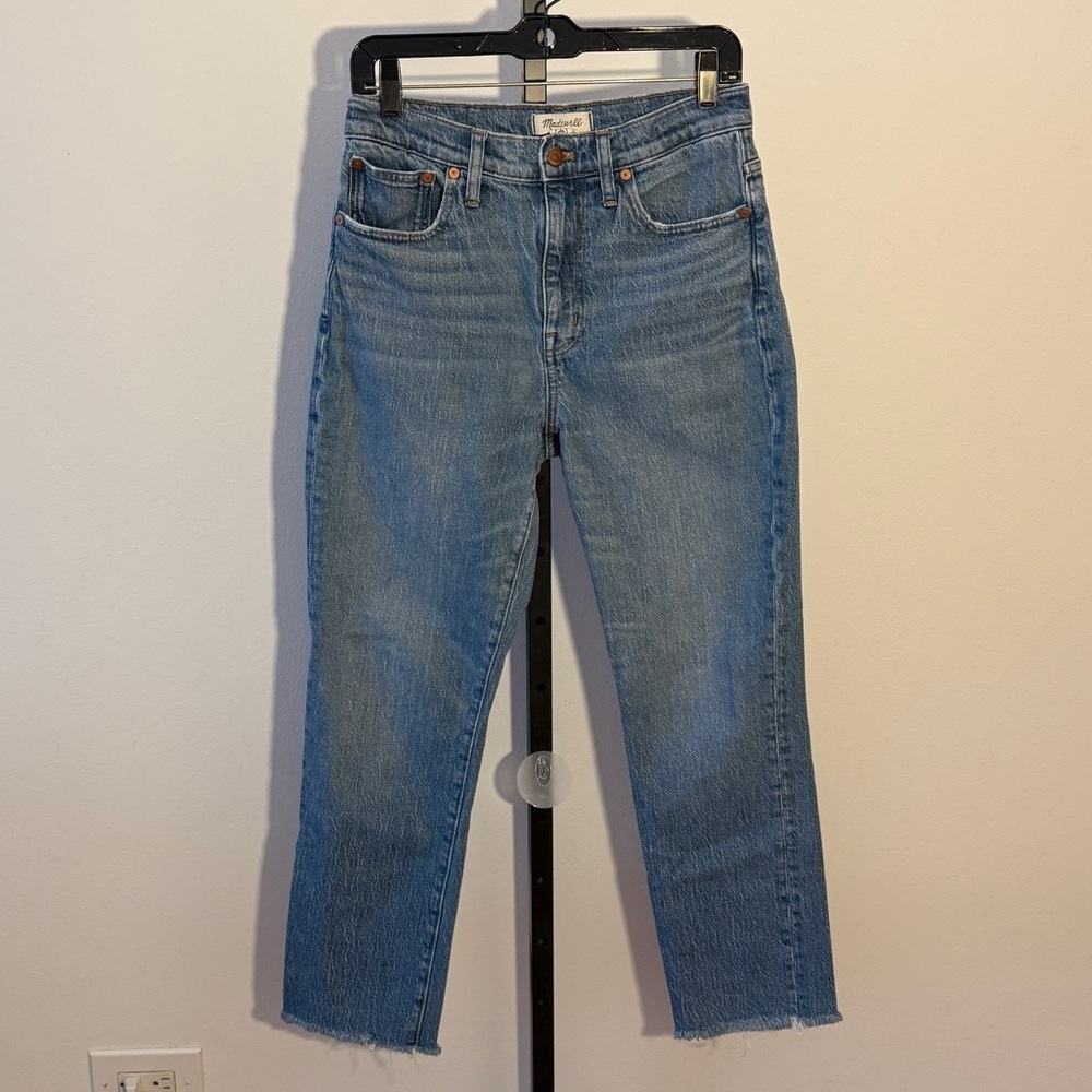 Madewell Light Blue High Rise Slim Boyfriend Jeans Size 27
